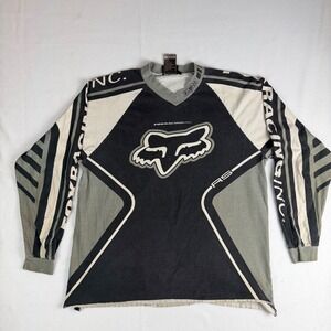 90s vintage Fox racing longsleeve size xl fading